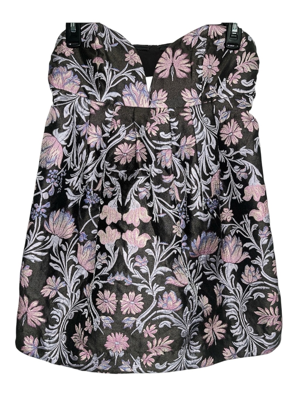 1296. FREE PEOPLE Floreo Jacquard Mini Dress Sz 4 NWOT $148 - Picture 4 of 5